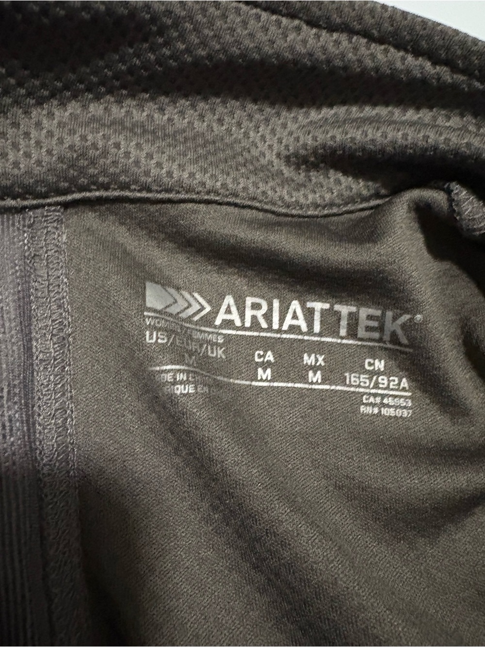 AriatTEK Gray 1/4 Zip Performance Pullover Women’s Medium - Picture 2 of 5